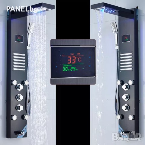 Хидромасажен душ панел Албион,лед осветление и дисплей-БЕЗПЛАТНА ДОСТАВКА , снимка 6 - Душове - 35555594