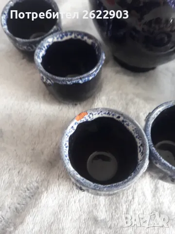 Керамичен сервиз за ракия, снимка 5 - Сервизи - 47633471