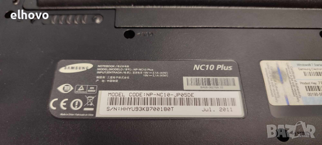 Нотбук Samsung NC10 Plus, снимка 6 - Лаптопи за дома - 44552043