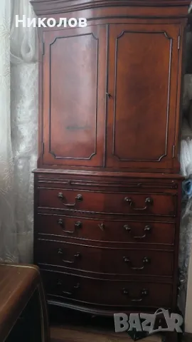 Махагонов шкаф, снимка 7 - Бюфети - 48910996