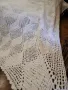 ръчно плетена покривка за голяма спалня , бяла, снимка 6