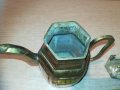 ретро чаиник-масивен мед/месинг-внос франция 1702211810, снимка 11