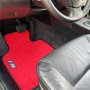 стелки текстилни авто стелки за M power BMW E36 E39 E46 E60 E61 E90 E91 F10 F30 комплект червени, снимка 5