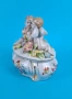 Порцеланова кутия / бижутерка с ангели, снимка 2