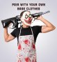 Костюм за Хелоуин 5 части Клоун сериен убиец за мъже, снимка 2