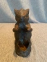 стара чугунена фигура катеричка , снимка 3