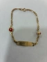 Детска златна гривна 14к, снимка 3