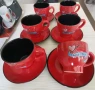Керамичен сервиз за кафе – 12 части, снимка 3