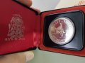 1 сребърен долар 1975 година Канада Елизабет II сребро, снимка 2