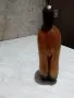 Дървена скулптура коте 17х8х5см като нова, снимка 2