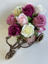 Декоративно колело с ароматни сапунени рози, снимка 6