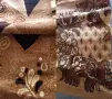 Килими, 2 броя, бежово-кафеви шарки, снимка 1