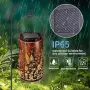 2 соларни градински фенера с птици, бяла и кехлибарена светлина, IP65, снимка 4