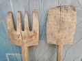 Автентични дървени лопати, снимка 4
