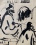 АТАНАС ЯРАНОВ (1940-1988) голяма рисунка туш, снимка 2