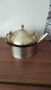 Старинен чайник от месинг- с подвижна дръжка, снимка 2