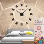 🕐 Стенен часовник с 3D ефект, снимка 1