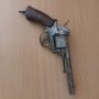 голям масивен и работещ револвер от 19 век ..пистолет пищов пушка , снимка 3