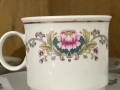 Vintage.Комплект от 6 порцеланови чаши и чинийки за еспресо Demitasse, «Розов лотос»., снимка 3