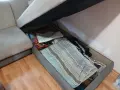 Разтегателен ъглов диван, снимка 5