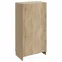 vidaXL Шкаф за обувки, 7 рафта, дъб, снимка 6