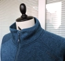 Vikafjell Mens Outdoor 1/4 Zip Pullover Sweater Polar Fleece Blue Size XL, снимка 3