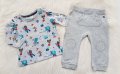 Долнище и блуза H&M 6-9 месеца, снимка 1 - Комплекти за бебе - 36712363