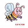 Шарена пчела емблема апликация за дреха дрехи самозалепваща се, снимка 1 - Други - 31710234