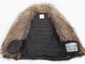 Moncler Zibeline - Оригинално дамско яке с естествен косъм р-р 1 / S, снимка 7