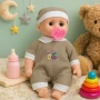 Кукла бебе с биберон – 25 см звук и забавление, снимка 7