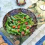 2 стъклени купи Sungmor за салата и плодове, черно-златисти, Ø31,75 см, снимка 5