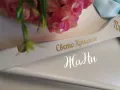 Закачалка с надпис по поръчка за кръщене , снимка 3