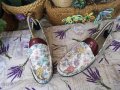 Обувки с флорални мотиви , снимка 4