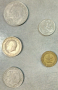 Разни монети: крони, пфениги, рубли, т. лира, снимка 2
