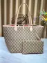Gucci Стилна Дамска Чанта Тип Тоут С Монограм И Малък Несесер Към Тях-Различни Цветове Код SEM-656, снимка 2
