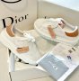 Dior Кецове Дамски Спортни Обувки Бели с Кафяво Маратонки Диор