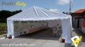 Професионална шатра 6x14м, PVC 500г/м2 - бяла, снимка 1