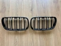 Решетки Бъбреци Двойни Черен Гланц за БМВ BMW X3 E83 2007 - 2010г., снимка 2