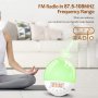 WiFi Интелигентен FM радио- часовник 7 цвята Симулация на изгрев/залез с Alexa Google Home, снимка 5