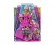 Кукла Barbie HHN12 - Екстра: Мода с розов пластмасов тоалет, снимка 1 - Кукли - 38317132