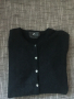 Черна кашмирена жилетка по тялото (100% кашмир), снимка 7