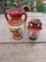 Рисувани керамични вази, снимка 1 - Вази - 36687991