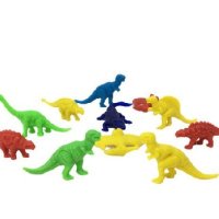 10 бр малки динозаври динозавър пластмасови фигурки играчки за игра и украса торта и пинята, снимка 1 - Фигурки - 42911573