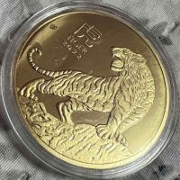 10 долара Австралия 2022 тигър, снимка 3 - Нумизматика и бонистика - 36581699