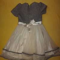 Детска официална рокля с къс ръкав , снимка 2 - Детски рокли и поли - 42375390