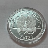 Сребро 1 oz Райска птица - Папуа нова Гвинея 2023, снимка 4 - Нумизматика и бонистика - 42228748