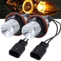 ЖЪЛТИ LED крушки Angel Eyes ангелски очи за BMW E39 E60 E83 E87 Canbus, снимка 1 - Аксесоари и консумативи - 42219151