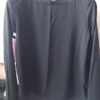 Черна тънка блуза Esmara, снимка 1 - Блузи с дълъг ръкав и пуловери - 34881630