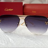 Cartier 2023 мъжки слънчеви очила авиатор унисекс дамски слънчеви очила, снимка 4 - Слънчеви и диоптрични очила - 42854105