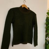 Зелена блуза xs/s, снимка 7 - Блузи с дълъг ръкав и пуловери - 39094918